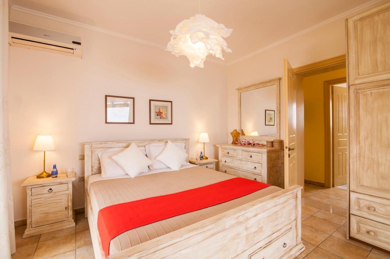 Beachfront Villa Victoras - With Private Beach Sidárion Exteriér fotografie
