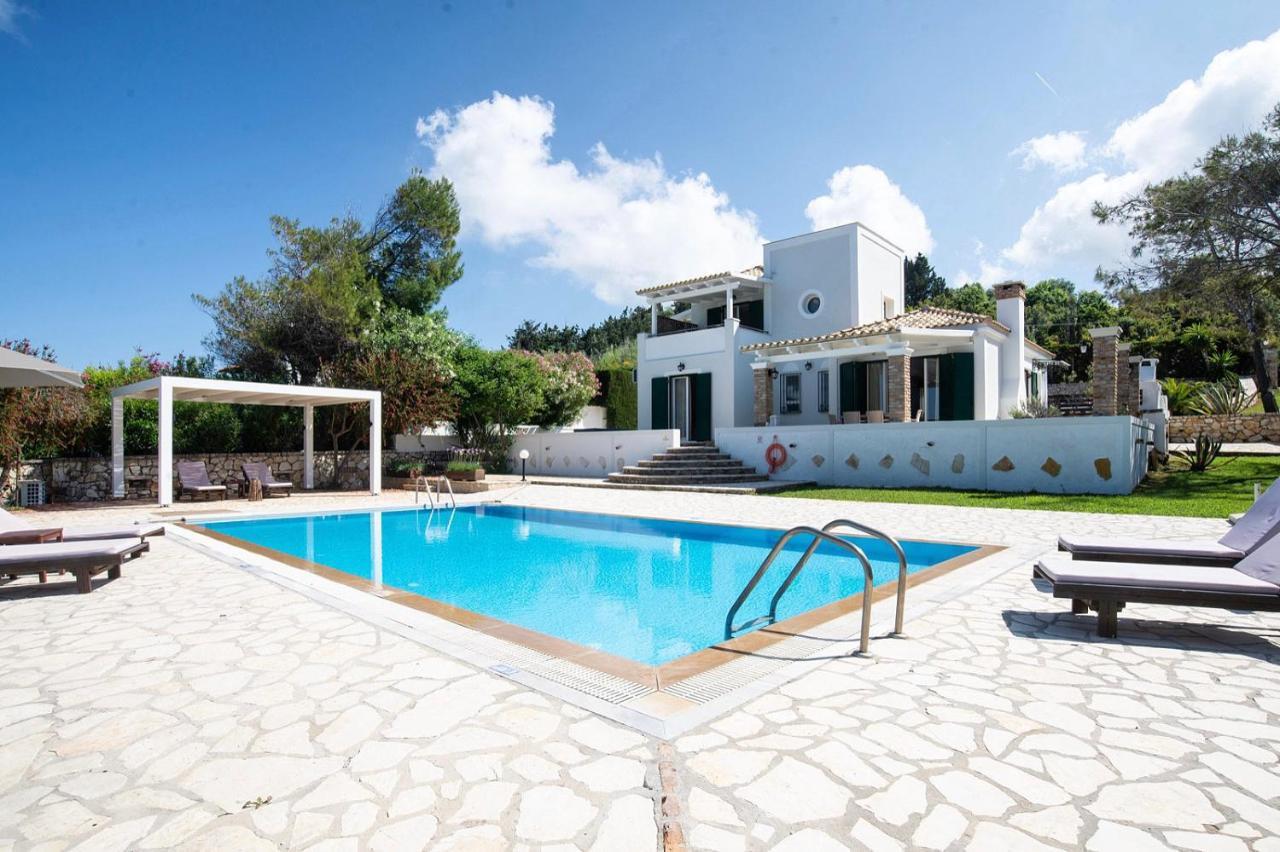 Beachfront Villa Victoras - With Private Beach Sidárion Exteriér fotografie