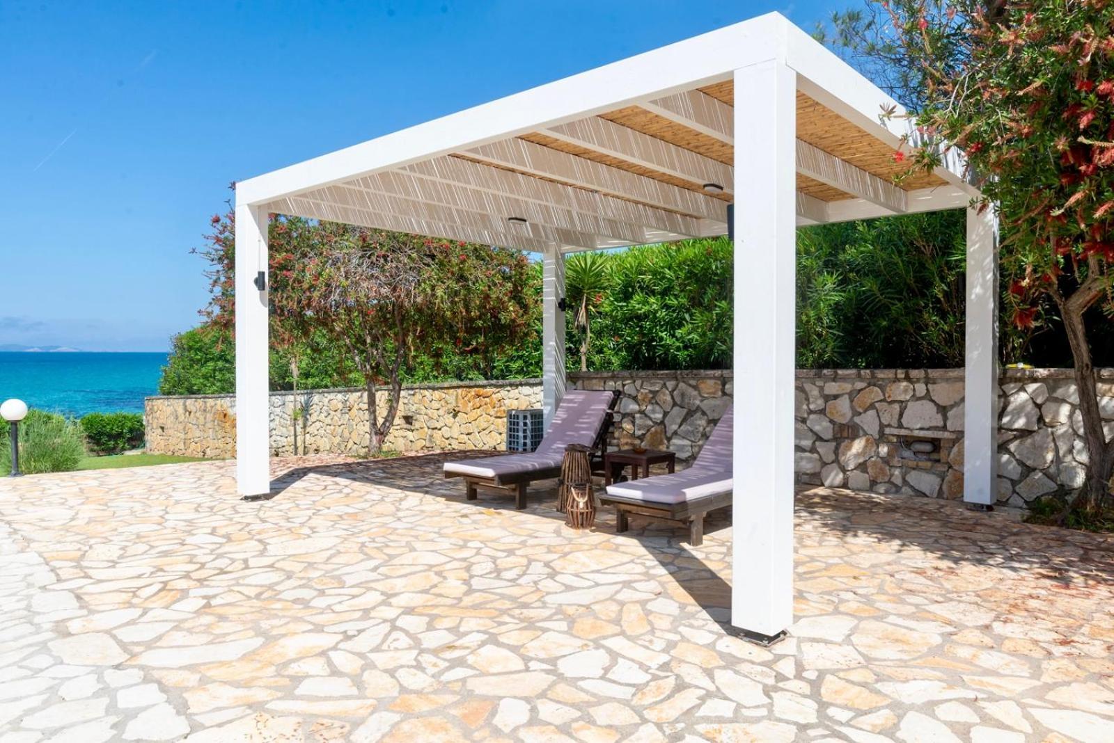 Beachfront Villa Victoras - With Private Beach Sidárion Exteriér fotografie